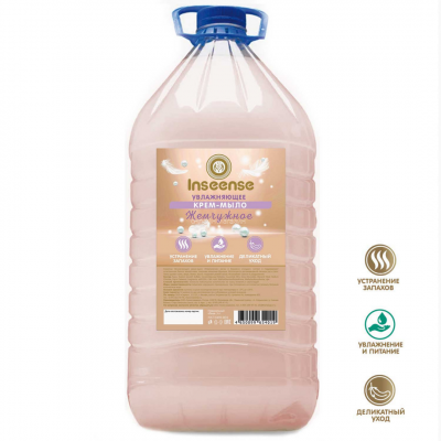 Увлажняющее крем-мыло Жемчужное Inseense 5 л (бутылка) 1шт 